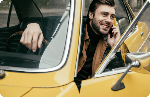 Driver using phone